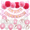 Joyeux anniversaire fête décoration bannière bunting ballons fond