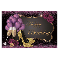 Joyeux anniversaire fête Photo photographie toile de fond tissu Studio fond décoration de la maison accessoires