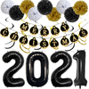 Joyeux Noël Foil Ballons Bannière Papier Pompons Party Decoration Set