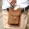 JOYIR Retro First-Couche en cuir véritable Sac de rangement pour téléphone portable Portefeuille Ceinture Ceinture Packs