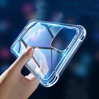 Joyroom pour iPhone 12 Pro Max / 12/12 Pro/12 Mini étui avec coussin gonflable à quatre coins antichoc Transparent Non j