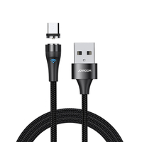 Joyroom Type C Micro USB 2.1A 360 degrés LED Indicateur Câble de données magnétique à charge rapide pour Huawei P30 Pro