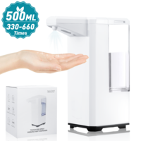 JOYXEON Distributeur automatique de désinfectant pour les mains en vaporisateur dalcool à induction de 500 ml Conce