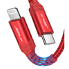 JSAUX Nylon MFI USB-C vers PD Type-C pour câble de données de synchronisation de charge rapide comme léclair pour i