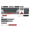 JSJT 133 touches Roi de la guerre PBT Keycap Set Profil XDA Sublimation à cinq côtés Keycaps personnalisés pour claviers