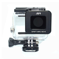 JSR ND16 Couvercle de filtre dobjectif pour Gopro 6 5 Sport Camera Original étui étanche