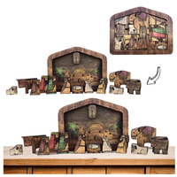 Jésus Puzzle bois brûlé Design éducatif jouets artisanaux de forme spéciale Puzzle adulte cadeaux pour enfants pour fill