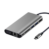 JULI 310C 8 en 1 USB 3.1 Type C HUB de données avec 2 * USB 3.0 4K HD VGA RJ45 Station daccueil pour lecteur de car