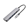 JULI 543A 5 en 1 USB 3.1 Type C HUB de données avec station daccueil de chargement 3 * USB 3.0 4K HD PD pour ordina