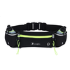 Junleu 10.0 inch Running Waist Bag 3 Large Storage Compartment Waterproof Reflective Hydration 0.2kg Lightweight for Run