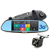 JUNSUN A730 7 pouces de voiture DVR rétroviseur caméra écran tactile capacitif