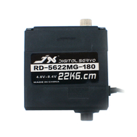 JX Servo RD-5622MG 4.8-7.4V Servo numérique à couple élevé Double axe de direction Compatible avec JR pour camion de voi