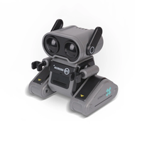JYX001 Remote Control Robot 2.4Ghz Wireless 6-Wheel Drive 360° Omnidirectional Light Music Dancing Robot Toys for Childr
