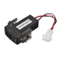 JZ5002-1 Jiazhan voiture Batterie chargeur Volt Meterr 2.1A Port USB dédicace modifier uniquement pour Nissian