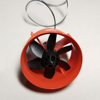 K30 30mm EDF Ventilateur Conduit avec Moteur Brossé Sans Noyau 8520 pour Mini Avion RC à Voile Fixe