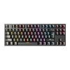 KA800 Clavier Mécanique 87 Touches XA Profil PBT Double-shot Moulage Keycaps Bleu Commutateur RVB Rétroéclairé USB Filai