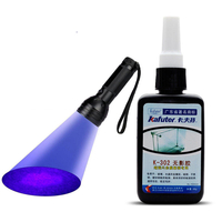 Kafuter K-302 Forte 50 ml UV Colle Adhésif UV Adhésif Polymérisant Cristal Verre Métal Liant