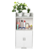 KAIJIALI WSJ005 support de rangement chambre table de chevet salle de bain armoire organisateur-blanc