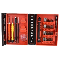 Kaisi KS-3801 38 en 1 Kit de tournevis de précision Bits Chrome Vanadium acier S2 Ouverture de téléphone
