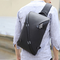 KAKA sac à dos multifonctionnel multi-poches avec port USB étanche Nylon stockage Macbook hommes sac de poitrine de voya