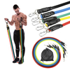 KALOAD 11 pièces / ensemble 10-30LBS bandes de résistance entraînement exercice Fitness Yoga boucle ceinture élastique b