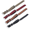 KALOAD 18/20/22 / 24mm Multicolor Durable Montre Intelligente Bande Militaire Nylon Remplacement Bracelet