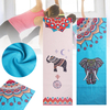 KALOAD 183x64cm microfibre Yoga tapis anti-dérapant sport gym serviette de fitness