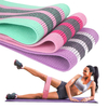 KALOAD 3Pcs / Set Bandes de résistance Boucles w / Sac de rangement Home Workout Fitness Anneau élastique Yoga Pull Rope