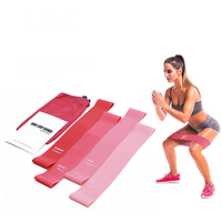 KALOAD 4pcs Yoga Anneaux de tension Exercise Gym Sport Bandes élastiques Bandes de résistance de remise en forme