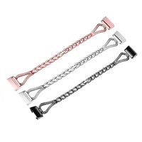 KALOAD Montre en métal Bande Bracelet pour bracelet pour montre intelligente Fitbit Charge 3
