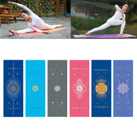 KALOADMicrofibreYogaServietteDoubleCôtés Losange Anti-glisse Absorbant Super Sueur Absorba
