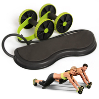 KALOAD Équipement dexercice musculaire Équipement de conditionnement physique à domicile Rouleau de roue abdominale