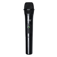 Karaoké de système de micro tenu dans la main professionnel de microphone sans fil UHF avec le récepteur