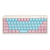 KBDfans 78/98/122 touches rose et bleu ensemble de touches de profil cerise PBT Sublimation Keycaps pour clavier mécaniq