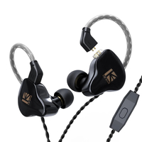 KBEAR KS1 double circuit magnétique dynamique dans loreille écouteurs en cours dexécution Sport HIFI casque fi