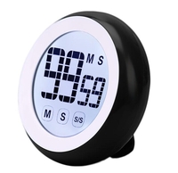 KC-03 Minuterie de cuisson de cuisine numérique avec écran tactile mignon de température et dhumidité Soft Ligh