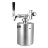 KC-BK8 4L / 2L acier inoxydable 304 bière Mini baril Homebrew Keg pression dair outils de vinification