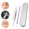 KCASA KC-MZ666 Outils Kit Multifonction pour Point Noir Extracteur pour Pinces à épiler Dissolvant pour Bouton Acné