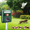 KCASA KC-JK369 Détecteur PIR Solair à Ultrasons de Jardin Lumière Flash Fort Repoussant d