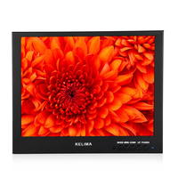 Kelima 10, 1 pouces moniteur de voiture plat carré moniteur HDMI moniteur VGA moniteur interface BNC moniteur européen