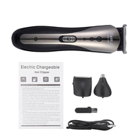KEMEI 3 en 1 hommes électrique coupe de cheveux tondeuse sans fil rechargeable barbe rasoir rasoir nez tondeuse ensemble