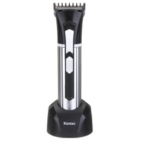 Kemei KM-3007 Tondeuse à cheveux électrique rechargeable 3 en 1 hommes rasoir à barbe tondeuse toiletteur