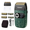 Kemei Model KM-2026/KM-2027 Electric Shaver Rechargeable Beard and Hair Trimmer with Two Floating Razor Heads 120 Minute