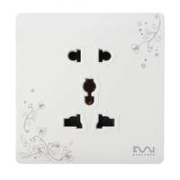 Kempinski C30-86-M5 Interrupteur mural variateur de lumière blanc ivoire AC 110 ~ 250 V