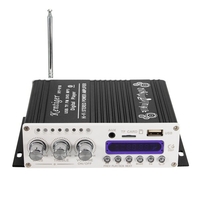 Kentiger ™ HY-V10 Mini bluetooth Hi-Fi Amplificateur stéréo Bass Booster MP4 12V pour voiture moto