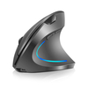 KEPUSI H1 souris sans fil 2.4G forme verticale sans fil 2400 DPI LED éclairage souris souris prévention des mains pour l