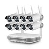 KERUI H.265 8CH WIFI sans fil MINI NVR 3MP système de caméra de sécurité Kit de Surveillance vidéo extérieur détection d