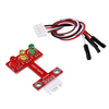 Keyes Brick LED Module de feux de signalisation émettant (trou de coussinet) Prise anti-retour Borne blanche