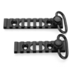 Keymod 8-Slot Picatinny Section de rail et bouton-poussoir QD Sling Swivel Socket Adapter Combo
