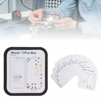 KGX 15 en 1 guide vis magnétique tapis de mémoire tapis de positionnement pour iPhone 8 / 8P X / XS/XS MAX / XRR / 11/11